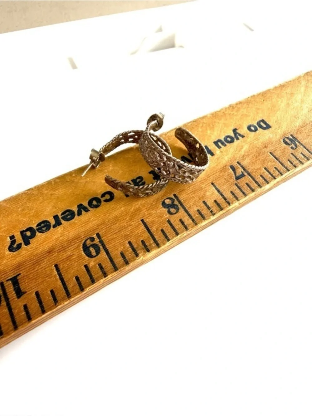 Vintage Silver Tone Earrings